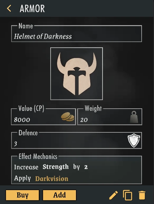 Medieval Helmet, rugged, with a gearwheel next to it